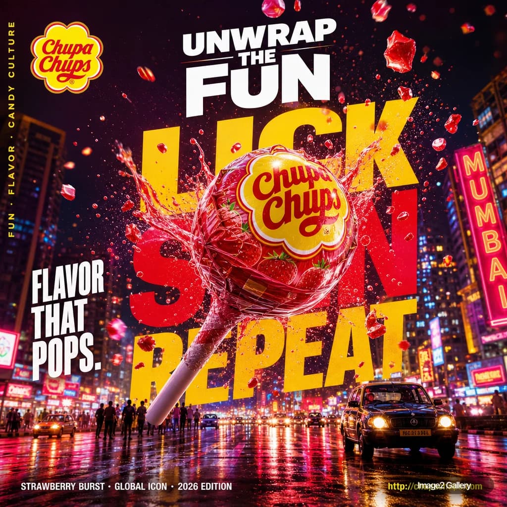 FMCG 棒棒糖霓虹广告
