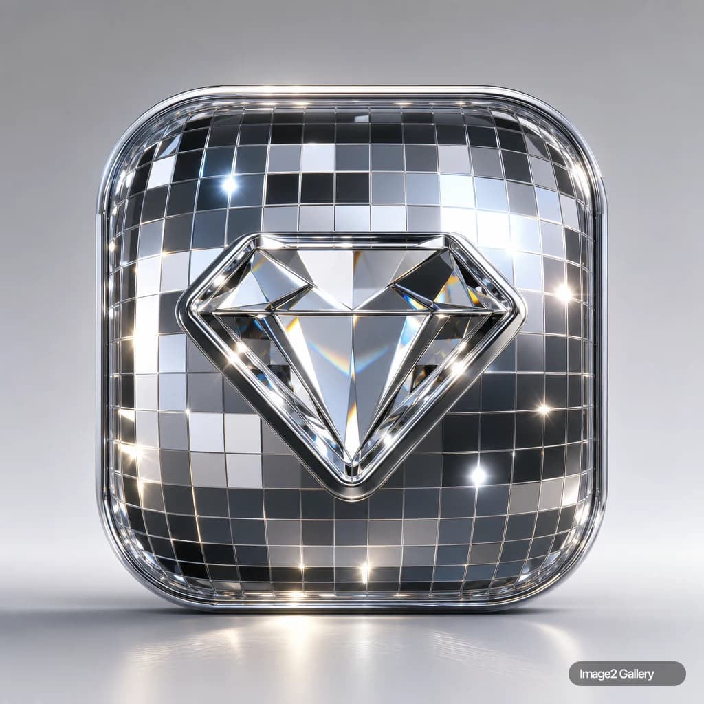 迪斯科镜面 3D App 图标